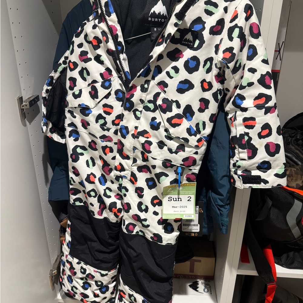 Burton Multicolor Leopard Snowsuit